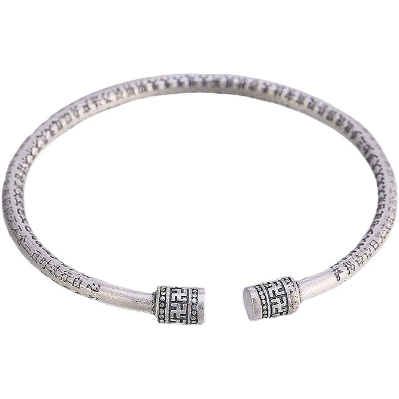 Bracelete Masculino Prata Modelo Eryx Detalhes