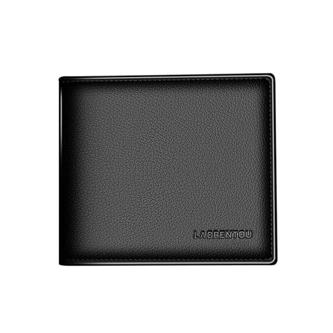 Carteira Masculina Slim Laorentou Modelo Eros Cor Preta