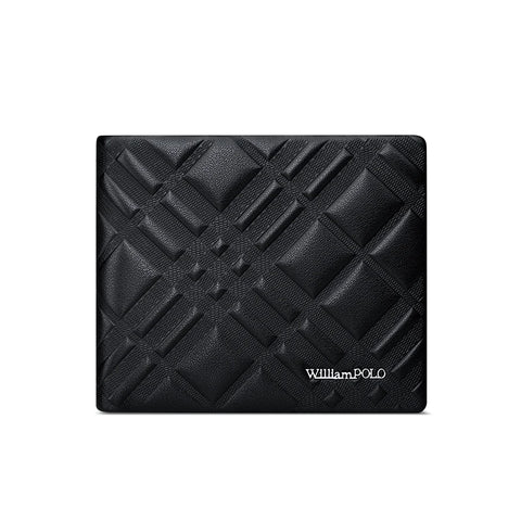 Carteira Masculina Slim William Polo Modelo Conrad Preta