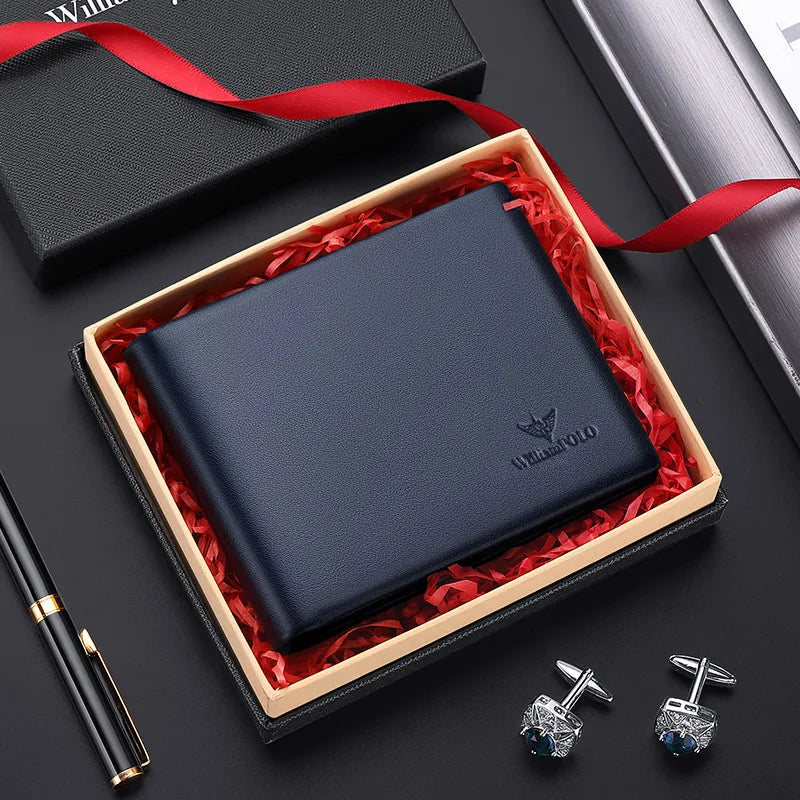 Carteira Masculina Slim William Polo Modelo Valen na Caixa