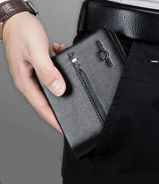 Carteira Masculina Slim em Couro Bullcaptain Modelo Lucian